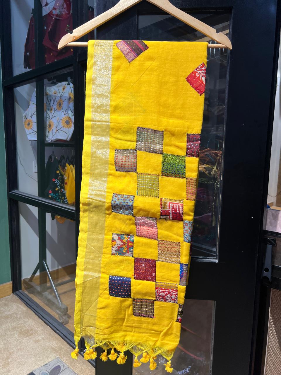 Patch Work saree