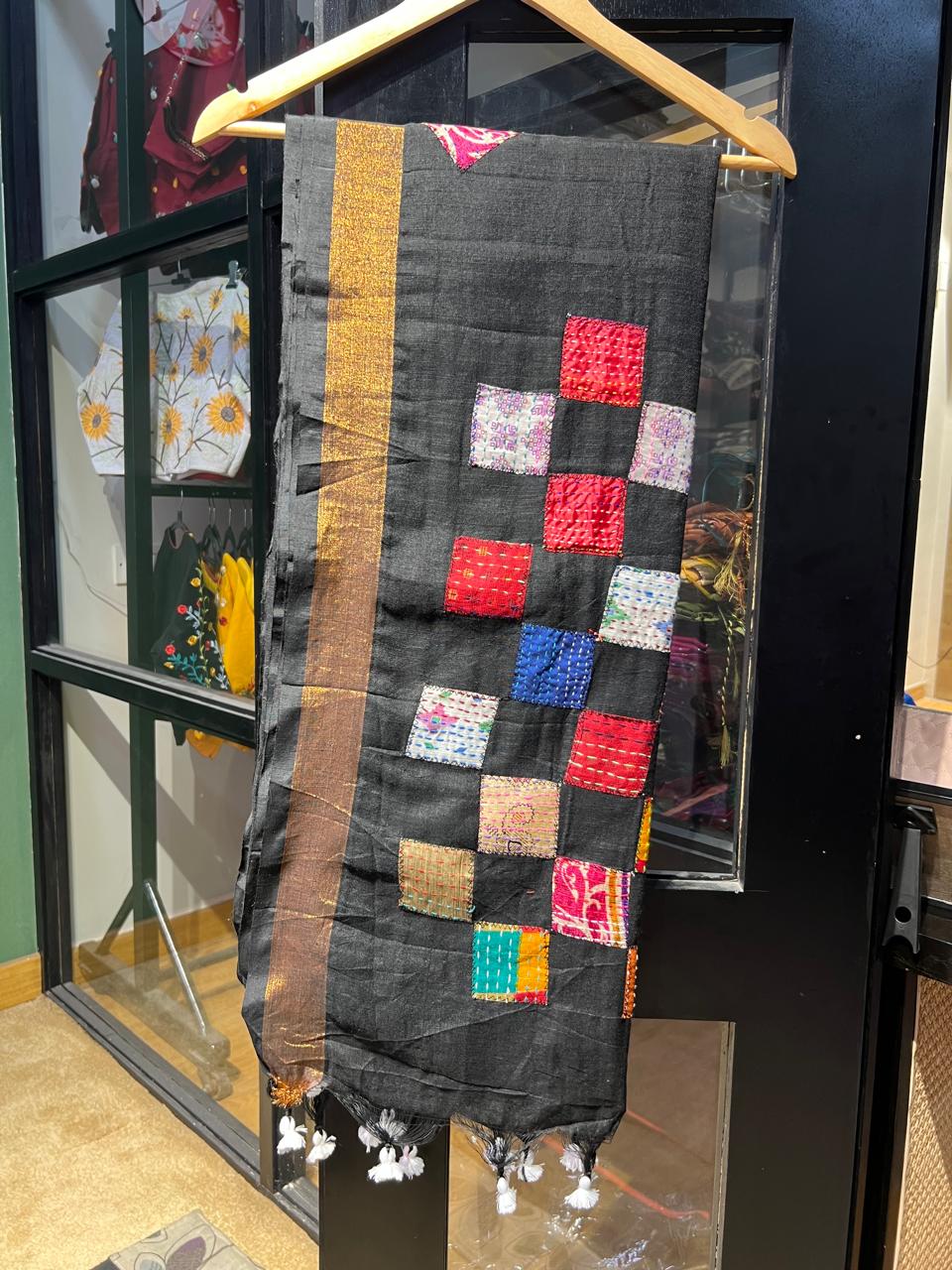 Patch Work saree
