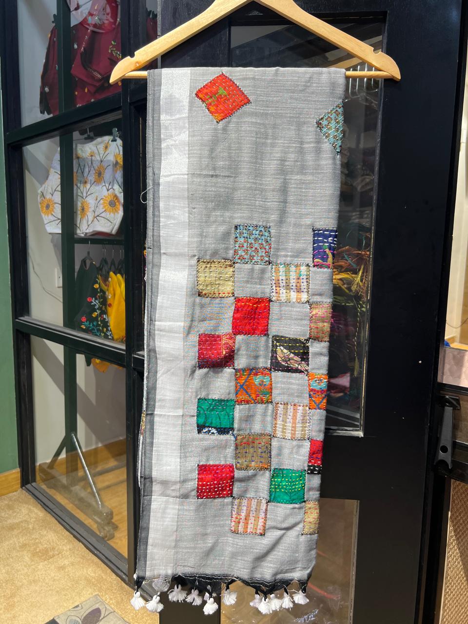 Patch Work saree