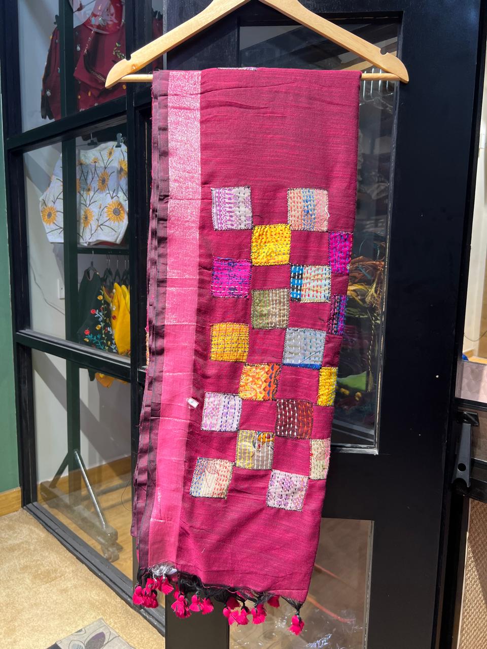 Patch Work saree