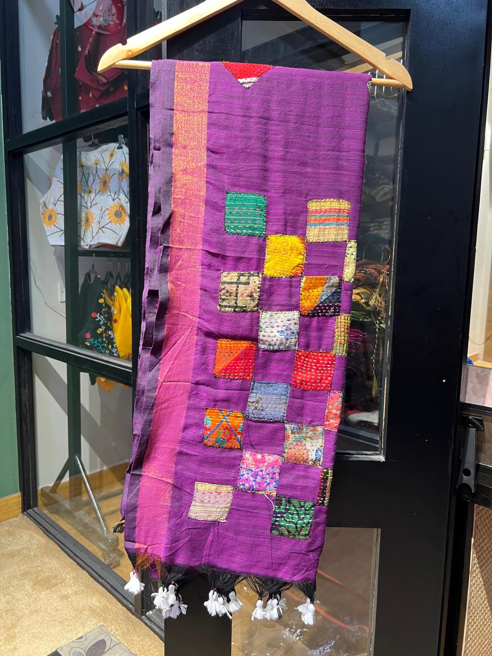 Patch Work saree