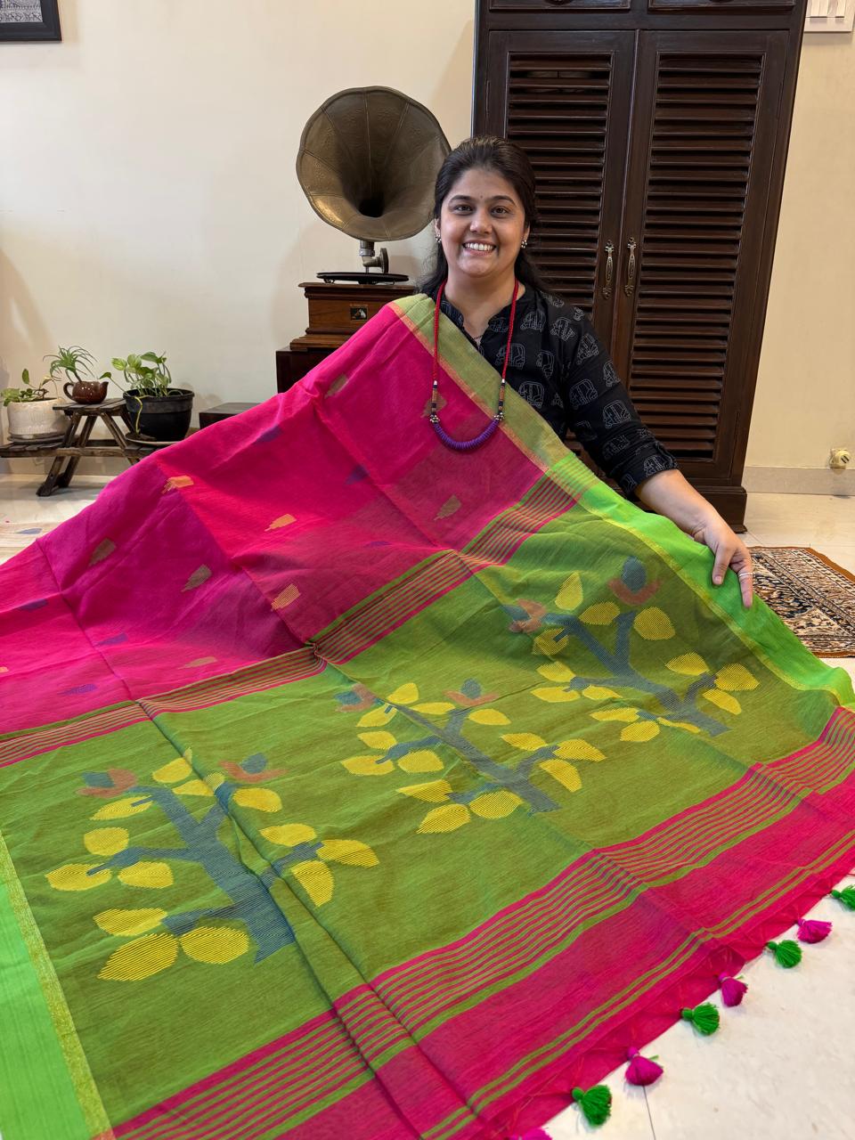 Hand loom cotton saree