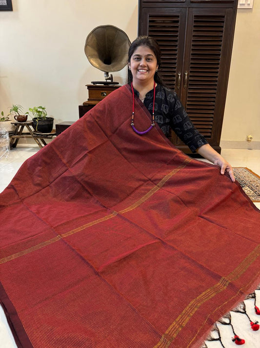 Plain Hand loom saree