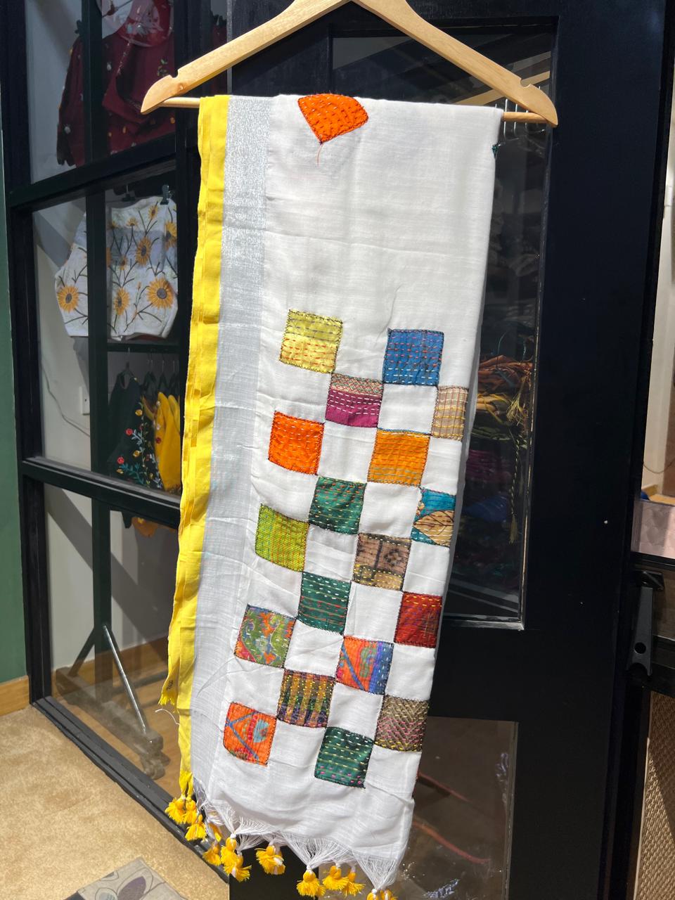 Patch Work saree