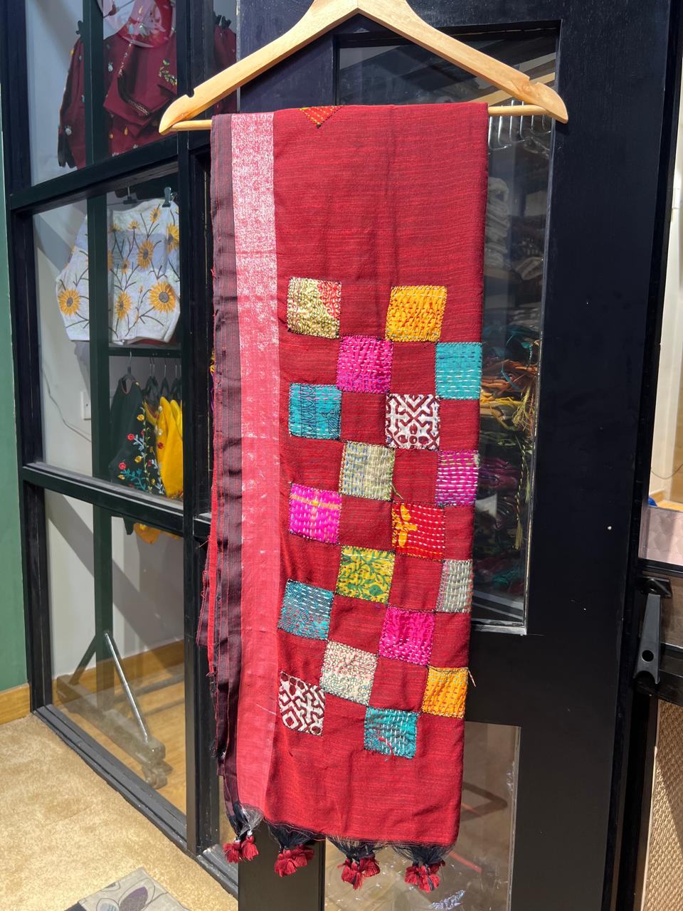 Patch Work saree