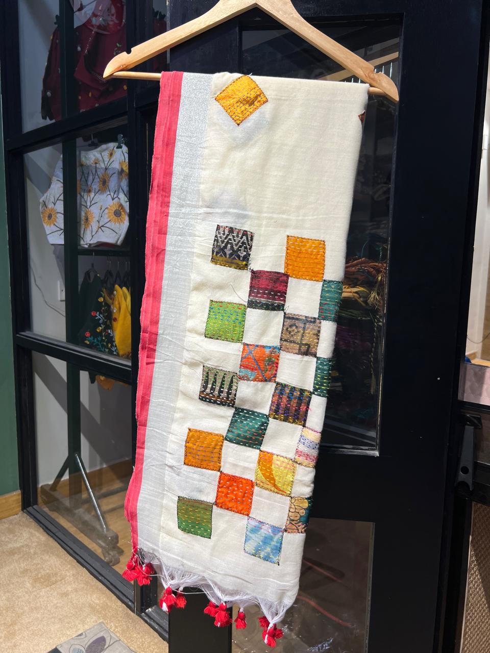 Patch Work saree